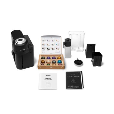 CAFETERA NESPRESSO CÁPSULA VERTUO LATTISSIMA NEGRO - 9