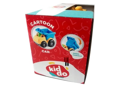 VEHÍCULO KID DO ULTRA TOYS CARTOON CAR 9 BLOCKS 22 CM - 4