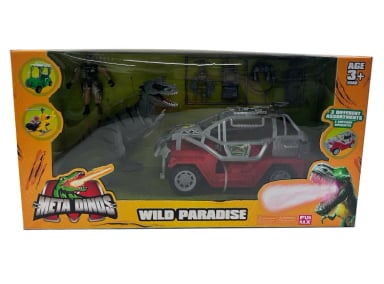 VEHÍCULO FREE WHEELS METADINO DINOSAURIO SET ASSORTED - 1