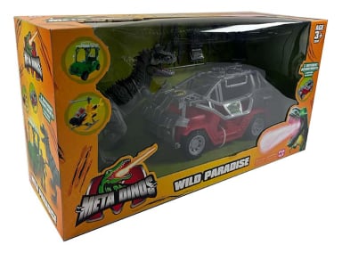 VEHÍCULO FREE WHEELS METADINO DINOSAURIO SET ASSORTED - 3