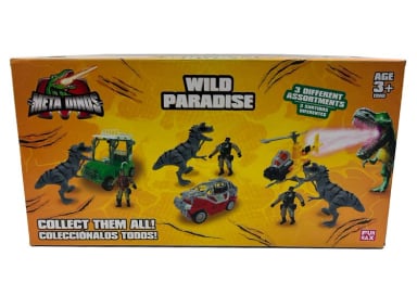 VEHÍCULO FREE WHEELS METADINO DINOSAURIO SET ASSORTED - 4