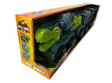 VEHÍCULO FREE WHEELS METADINO DINOSAURIO TRUCK 3 PACK - 2