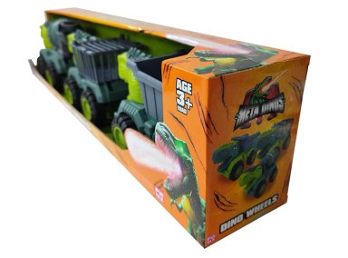 VEHÍCULO FREE WHEELS METADINO DINOSAURIO TRUCK 3 PACK - 3