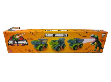 VEHÍCULO FREE WHEELS METADINO DINOSAURIO TRUCK 3 PACK - 5