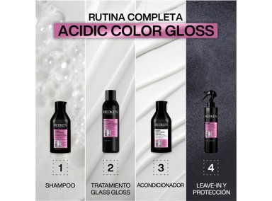 TRATAMIENTO CAPILAR REDKEN BRILLO INTENSO ACG CABELLO COLOR ACIDIC GLOSS 300 ML - 4