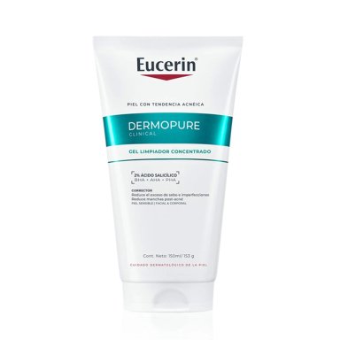 GEL LIMPIADOR CONCENTRADO EUCERIN DERMOPURE TRIPLE EFECTO PIEL GRASA Y/O CON TENDENCIA ACNÉICA 150 ML - 1