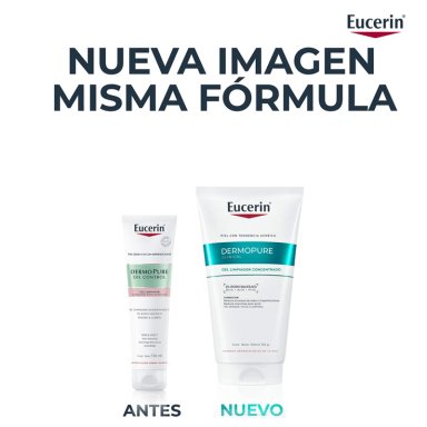 GEL LIMPIADOR CONCENTRADO EUCERIN DERMOPURE TRIPLE EFECTO PIEL GRASA Y/O CON TENDENCIA ACNÉICA 150 ML - 2