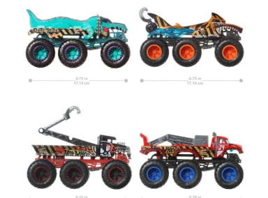 VEHICULO HOT WHEELS MONSTER TRUCKS BIG RIG / MODELO ALEATORIO - 5