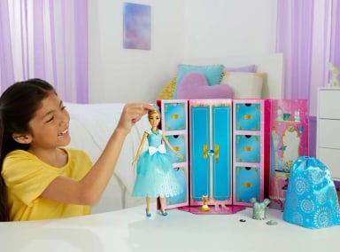 MUÑECA DISNEY PRINCESAS CENICIENTA ROYAL FASHION REVEAL - 4