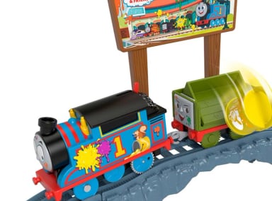 PISTA DE JUGUETE THOMAS & FRIENDS ENTREGA DE PINTURA - 2