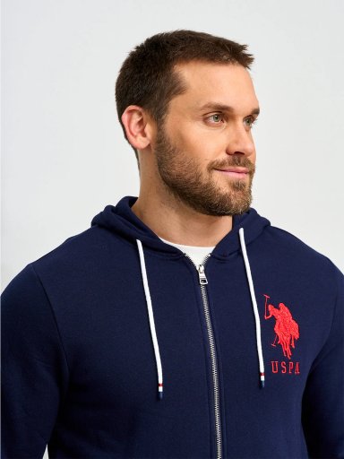 POLERÓN HOMBRE US POLO ASSN FULL ZIPPER - 3