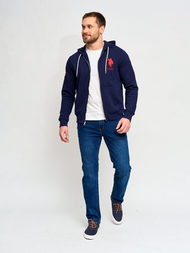 POLERÓN HOMBRE US POLO ASSN FULL ZIPPER - 4