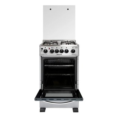 COCINA A GAS SINDELEN CH-540NI HÍBRIDA 4 PLATOS HORNO ELÉCTRICO ACERO - 2