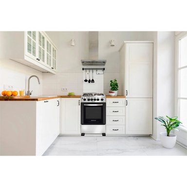 COCINA A GAS SINDELEN CH-540NI HÍBRIDA 4 PLATOS HORNO ELÉCTRICO ACERO - 4