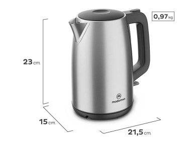 HERVIDOR MADEMSA 1.7 L MEK25 GRIS - 2