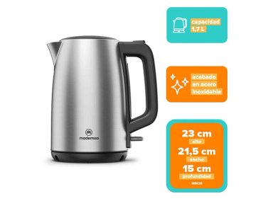 HERVIDOR MADEMSA 1.7 L MEK25 GRIS - 8