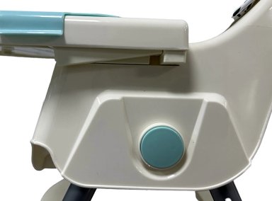 SILLA DE COMER BEBE STEPS PLEGABLE CON RUEDAS ROSADA - 8