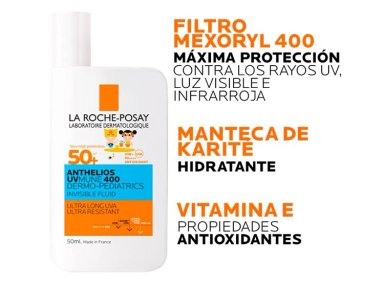 PROTECTOR SOLAR CORPORAL LA ROCHE-POSAY UVMUNE DERMO-PEDIATRICS SPF 50+ 50 ML - 6