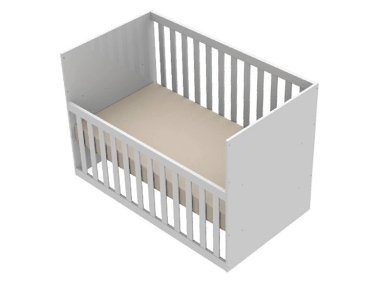 CUNA BLANCA GABI BARANDA AJUSTABLE - 4