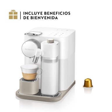 CAFETERA NESPRESSO CÁPSULA GRAN LATTISSIMA BLANCA - 1
