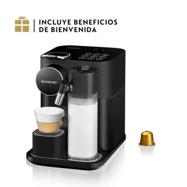 CAFETERA NESPRESSO CÁPSULA GRAN LATTISSIMA NEGRA - 1