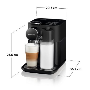CAFETERA NESPRESSO CÁPSULA GRAN LATTISSIMA NEGRA - 7