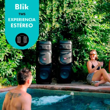 PARLANTE BLUETOOTH KARAOKE CON MICRÓFONO BLIK LIGHTUP700 - 7