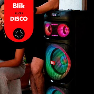 PARLANTE BLUETOOTH KARAOKE CON MICRÓFONO BLIK LIGHTUP700 - 8