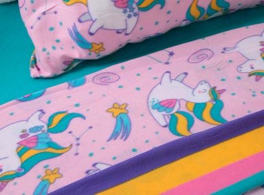 JUEGO DE SABANAS DORAL POLAR INFANTIL UNICORNIO 1.5 PL - 2