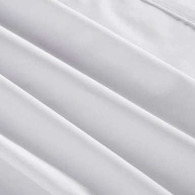JUEGO DE SÁBANAS ROSEN 2 PLAZAS 200 HILOS ALGODÓN BLANCO LISO - 4