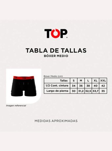 PACK X4 BÓXER TOP - 6