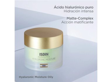 SERUM FACIAL ISDIN CREMA GEL  CEUTICS HYALURONIC MOISTURE OILY & COMBINATION SKIN REFILL 50 GR - 3