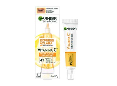 CREMA OJOS GARNIER ANTIMANCHAS EXPRESS ACLARA VITAMINA C 15 ML - 1