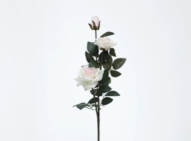 FLOR DECORATIVA RIPLEY HOME ROSA X3 BLANCA - 1