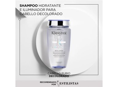 SHAMPOO HIDRATANTE PARA CABELLO RUBIO O DECOLORADO KÉRASTASE BAIN LUMIERE BLOND ABSOLU 250 ML - 2