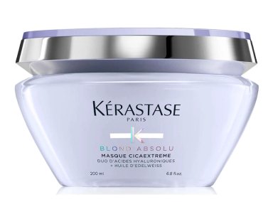 MÁSCARA REPARACIÓN PROFUNDA PARA CABELLO RUBIO O DECOLORADO KÉRASTASE MASQUE CICAEXTREME BLOND ABSOLU 200 ML - 1