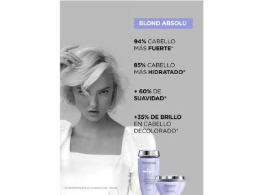 MÁSCARA REPARACIÓN PROFUNDA PARA CABELLO RUBIO O DECOLORADO KÉRASTASE MASQUE CICAEXTREME BLOND ABSOLU 200 ML - 4