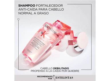 SHAMPOO HIDRATANTE ANTICAÍDA CABELLO FRÁGIL KÉRASTASE BAIN HYDRA-FORTIFIANT GENESIS 250 ML - 2