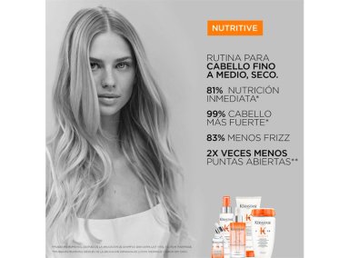 SHAMPOO HIDRATANTE PARA CABELLO SECO KÉRASTASE NUTRITIVE BAIN SATIN 250 ML - 4