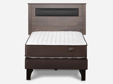 CAMA EUROPEA ROSEN ERGO T 1.5 PLAZAS + RESPALDO FERRARA - 1