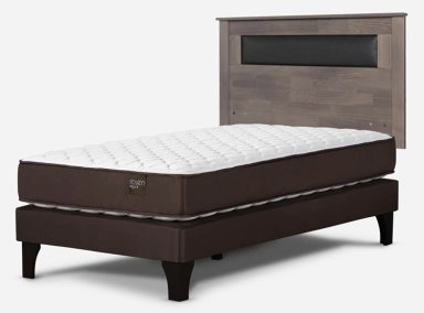 CAMA EUROPEA ROSEN ERGO T 1.5 PLAZAS + RESPALDO FERRARA - 2