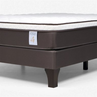 JUEGO DE DORMITORIO ROSEN CAMA EUROPEA NEW STYLE 4 PLUS BN 2 PLAZAS + SET FERRARA GRIS - 6