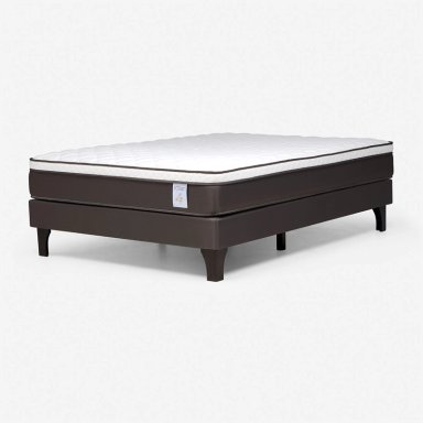 JUEGO DE DORMITORIO ROSEN CAMA EUROPEA NEW STYLE 4 PLUS BN 2 PLAZAS + SET FERRARA GRIS - 8