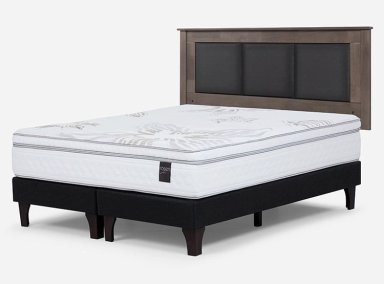 CAMA EUROPEA ROSEN ART 4 BD 2 PLAZAS + RESPALDO RACHEL - 2