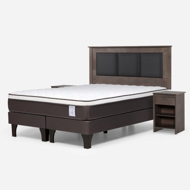 CAMA EUROPEA ROSEN NEW STYLE 4 PLUS KING + SET RACHEL GRIS - 2
