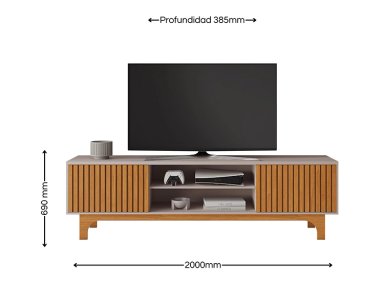 RACK TV DI PORETTI DESIGN TRIUNFO 70" - 3