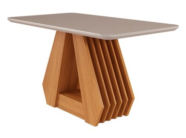 JUEGO DE COMEDOR DECOCASA ÁGATA FER NU 4 SILLAS CRUDO - 2