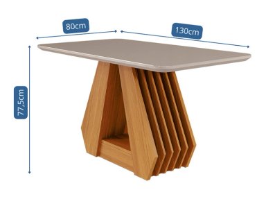 JUEGO DE COMEDOR DECOCASA ÁGATA FER NU 4 SILLAS CRUDO - 4