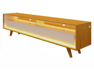 RACK TV DECOCASA REQUINTE 1.72 CAFE CLARO 75" - 1
