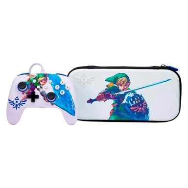 CONTROL NINTENDO SWITCH POWER A + CASE MASTER SWORD - 1